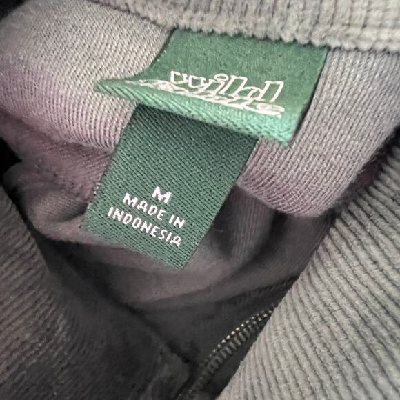 Wild Fable Women's Gray Velour Quarter Zip Tunic Sweatshirt - Size Medium - NWT - Picture 2 of 6